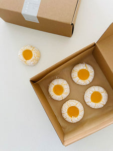 Gluten-free Lemon Crinkle cookie x4 /1 box/