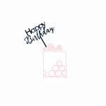 Load image into Gallery viewer, Toppers &quot;happy birthday&quot;
